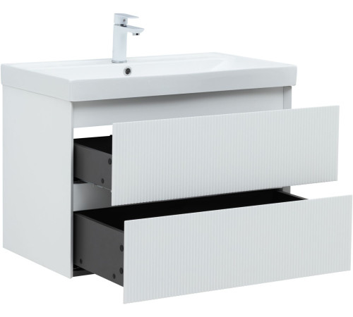 Тумба под раковину Aquanet Альтера 80 белый матовый