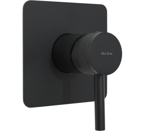 Смеситель для душа Allen Brau Priority X1 5.31012-31 (с внутренней частью, 1 выход) черный матовый