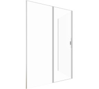 Душевой уголок Allen Brau Priority 140x100 3.31035.BA + 3.31047.BA серебро браш