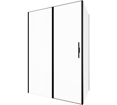 Душевой уголок Allen Brau Priority 140x100 3.31012.BBA + 3.31021.BBA черный браш