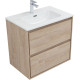 Тумба под раковину Aquanet Милан 70 дуб светлый