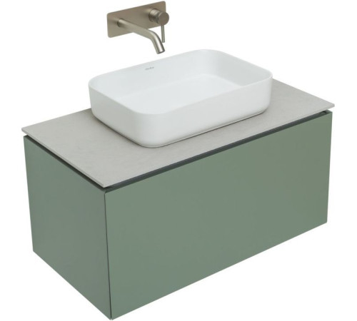 Тумба под раковину Allen Brau Infinity 85 1.21002.CGM олива матовый