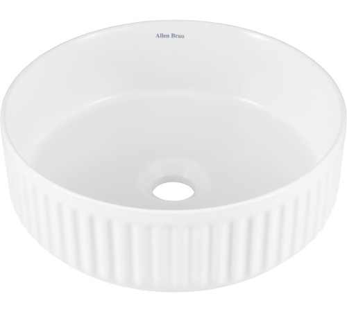 Раковина накладная Allen Brau Fantasy Line 36 4.11032.21 белый матовый