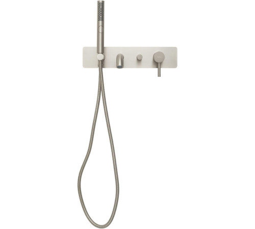 Смеситель для ванны с душем Allen Brau Priority 5.31006-BN (с внутренней частью) никель браш