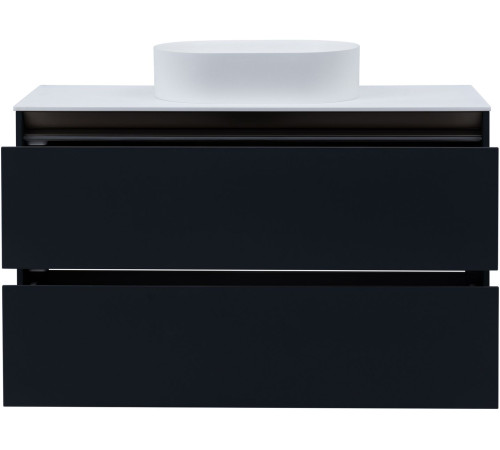 Тумба под раковину Allen Brau Activity 120 1.34015.AM антрацит матовый/олива браш