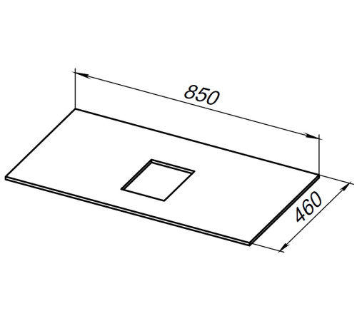 Столешница Allen Brau Infinity 85 1.21011.B бежевый