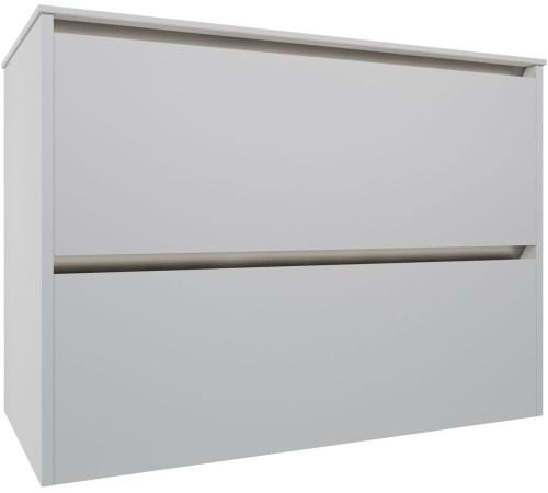 Тумба под раковину Allen Brau Activity 90 1.34005.WM белый матовый/черный браш