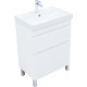 Тумба под раковину Aquanet Слим 60 напольная, белый сатин