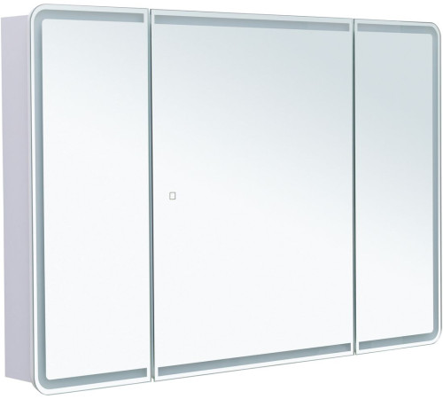Зеркальный шкаф Aquanet Оптима 120 с LED подсветкой