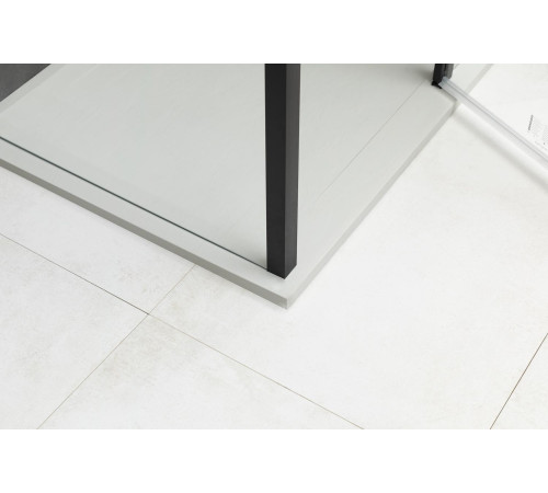 Душевой уголок Allen Brau Priority 120x100 3.31033.BBA + 3.31048.BBA черный браш