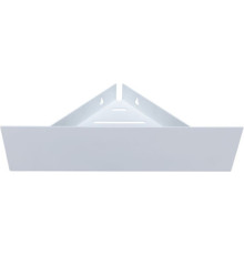 Полка Aquanet Магнум 28x28 белая матовая, угловая