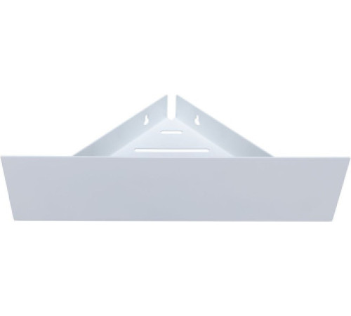 Полка Aquanet Магнум 28x28 белая матовая, угловая