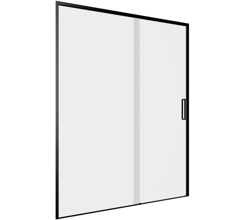 Душевая дверь Aquanet Pleasure Evo 140 AE65-N140-BT профиль черный, прозрачное стекло