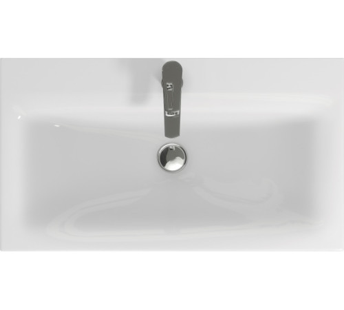 Тумба под раковину Aquanet Беркли 80 белый/дуб рошелье