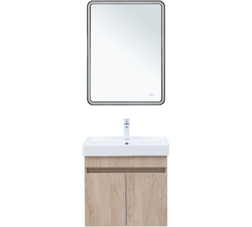 Тумба под раковину Aquanet Оптима 60 дуб светлый