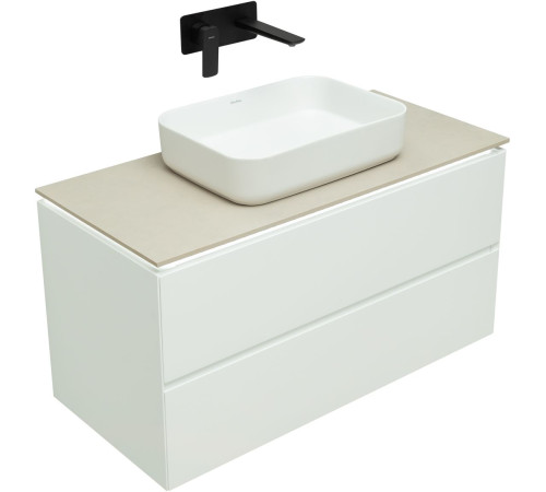 Тумба под раковину Allen Brau Infinity 100 1.21003.WM белый матовый