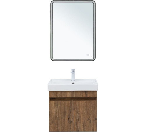 Тумба под раковину Aquanet Оптима 60 дуб рустикальный