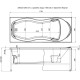 Акриловая ванна Aquanet Tessa NEW 170x70