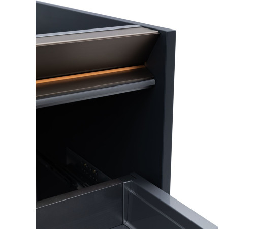 Тумба под раковину Allen Brau Activity 120 1.34015.AM антрацит матовый/олива браш