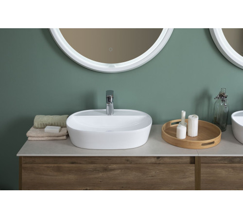 Раковина накладная Aquanet Lake-2