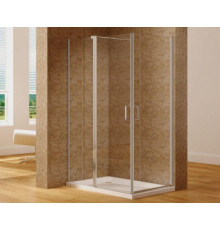 Душевой уголок Aquanet Cinetic 120х80,прозрачное стекло (AE12-N-120H190U-CT + AE12-N-80H190U-CT)