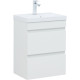 Тумба под раковину Aquanet Нота New 50 белый глянец