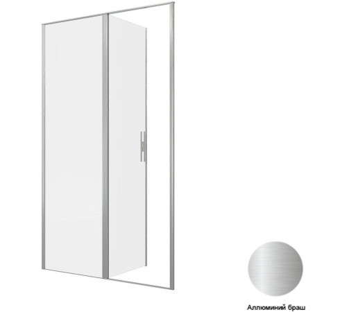 Душевая дверь Allen Brau Priority 120 3.31008.BA серебро браш