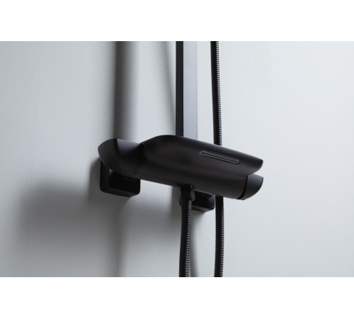 Душевая стойка Allen Brau Infinity 5.21030-31 черный матовый