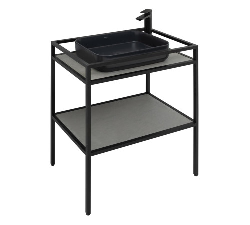 Консоль под раковину Allen Brau Liberty 75 1.33002.BB черный браш