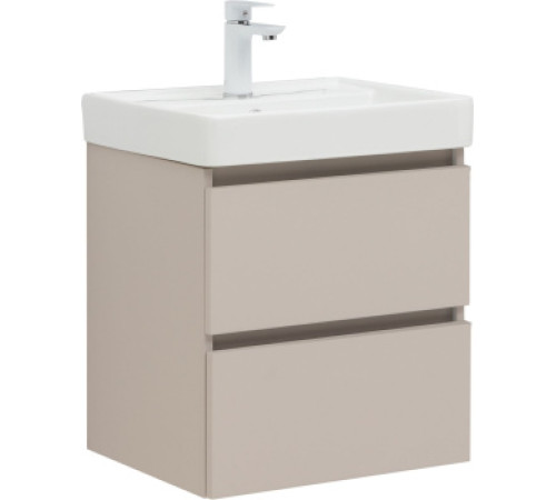 Тумба под раковину Aquanet Вега 2.0 50 бежевый