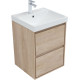 Тумба под раковину Aquanet Милан 50 дуб светлый