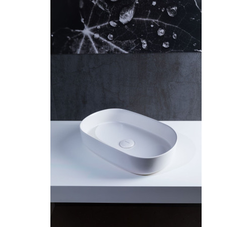 Раковина накладная Allen Brau Fantasy 55 4.11022.21 белый матовый