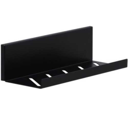 Полка Aquanet Магнум 30x8 черная матовая, открытая