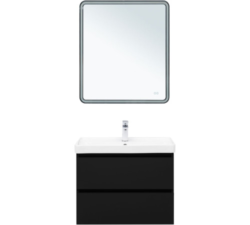 Тумба под раковину Aquanet Вега 2.0 70 черный