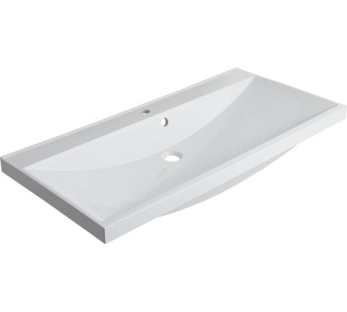 Тумба под раковину Aquanet Нота New 100 белый глянец