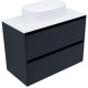 Тумба под раковину Allen Brau Activity 90 1.34005.AM антрацит матовый/черный браш