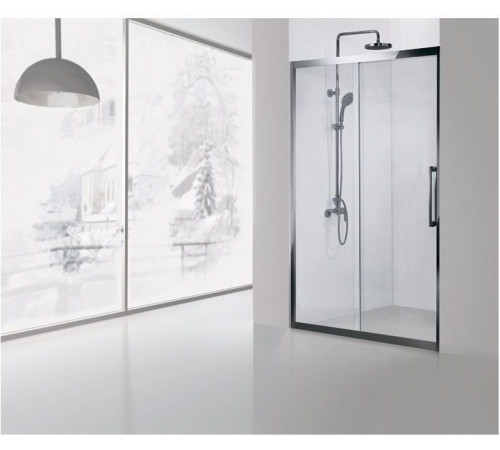 Душевая дверь Aquanet Delta NPE6121 160, прозрачное стекло