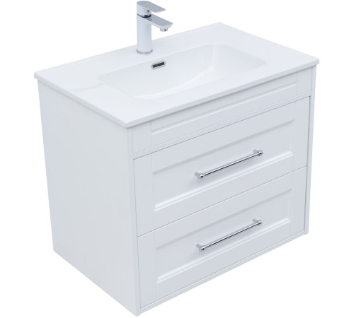 Тумба под раковину Aquanet Бостон new 70 белый сатин