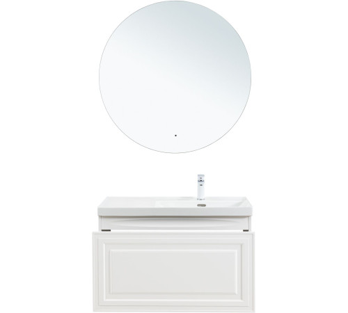 Тумба под раковину Aquanet Агата 90 белый сатин
