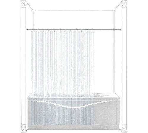 Карниз для ванны Aquanet прямой 120