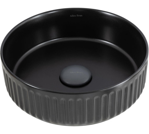 Раковина накладная Allen Brau Fantasy Line 36 4.11032.31 черный матовый