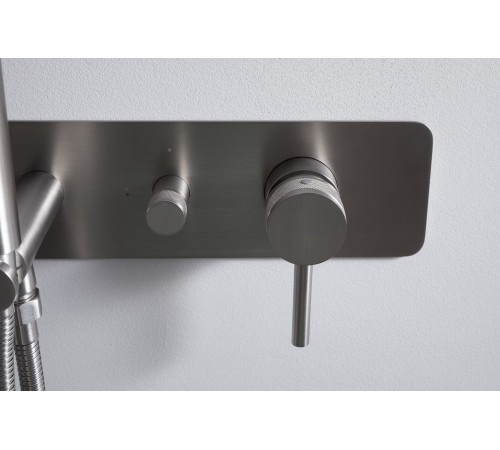 Смеситель для ванны Allen Brau Priority 5.31A06-BN (с внутренней частью) никель браш