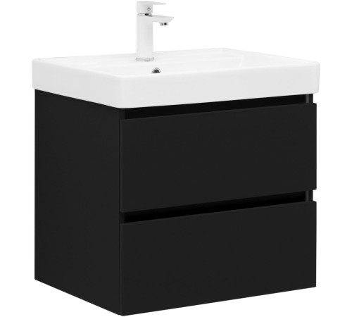 Тумба под раковину Aquanet Вега 2.0 60 черный