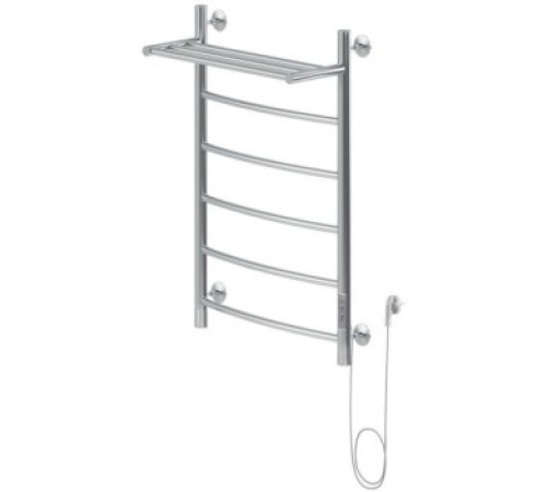 Полотенцесушитель электрический Aquanet Romeo 80х50 Тэн справа, с полкой