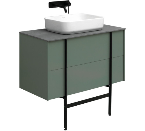 Тумба под раковину Allen Brau Reality 90 1.32006.CGM олива матовый