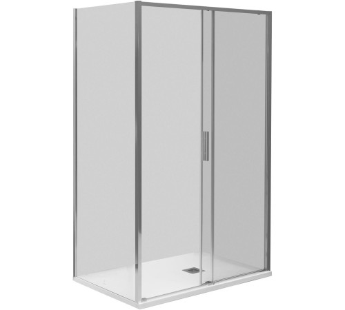 Душевая дверь Aquanet Pleasure Evo 120 AE65-N120-CT профиль хром, прозрачное стекло