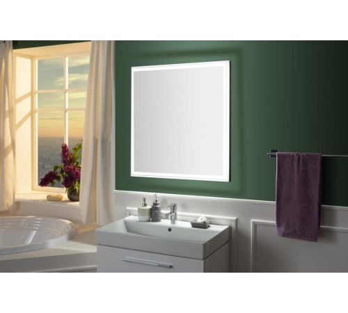 Зеркало Aquanet Nova Lite 75 белый LED