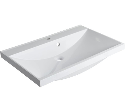 Тумба под раковину Aquanet Нота New 75 напольная, дуб веллингтон табак