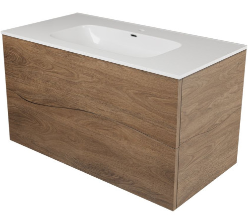 Тумба под раковину Allen Brau Glority 90 1.35001.NW дуб антик