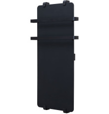 Полотенцесушитель электрический Allen Brau Infinity 140x44 с рейлингом 2.0 и креплением, черный матовый